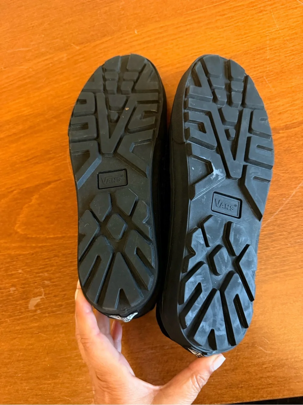 Vans Men’s Black Velvet Slip-On Penny Loafers